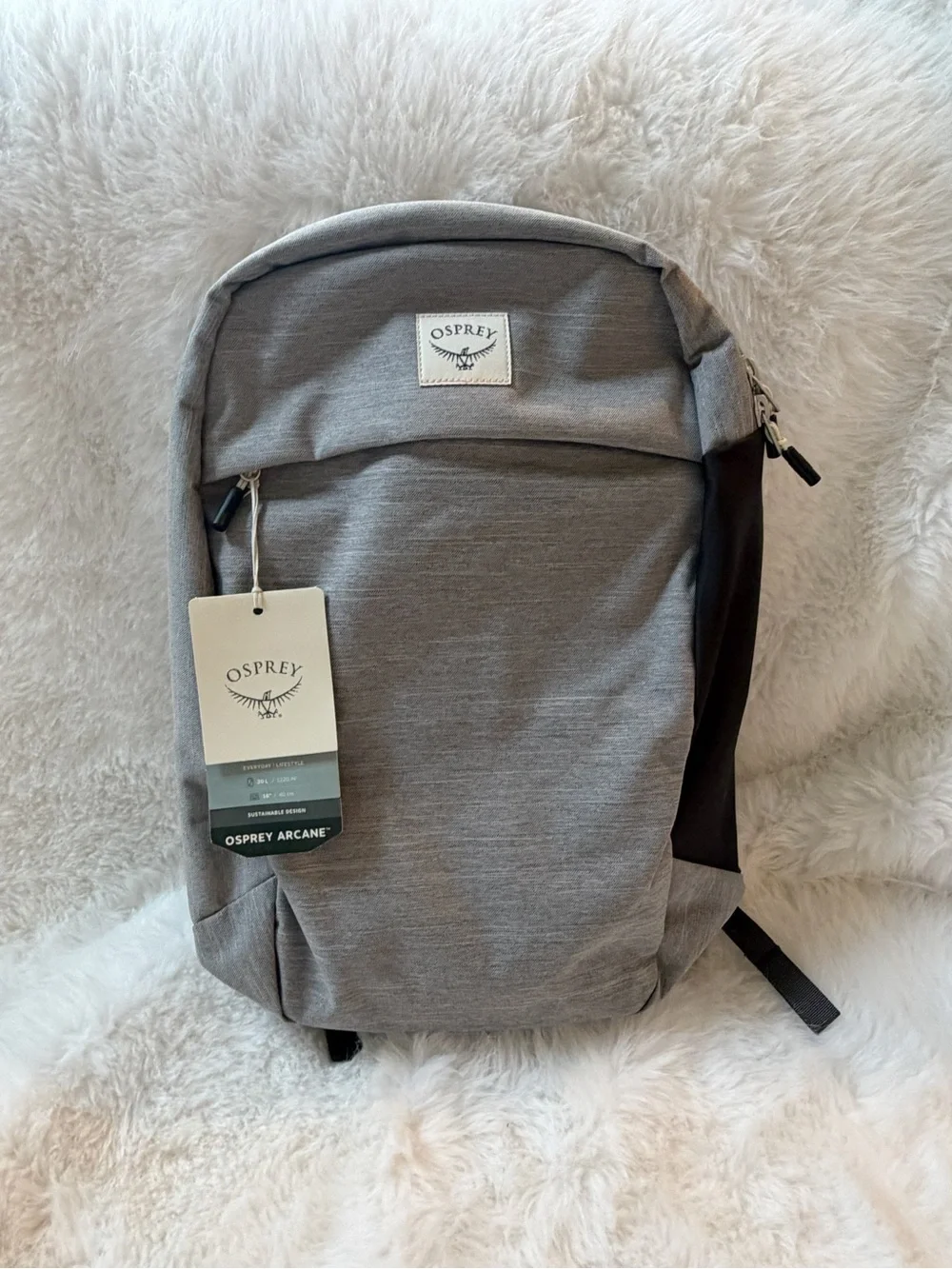 Osprey Arcane Large Day Grey Heather 20L Backpack NWT